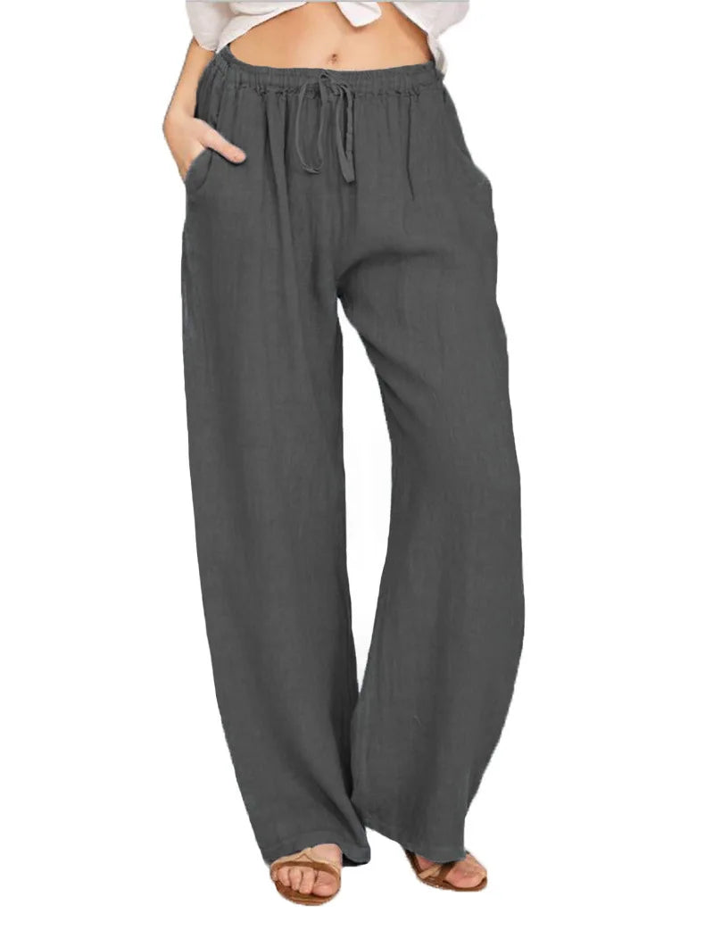 Large Loose Cotton Casual Pants