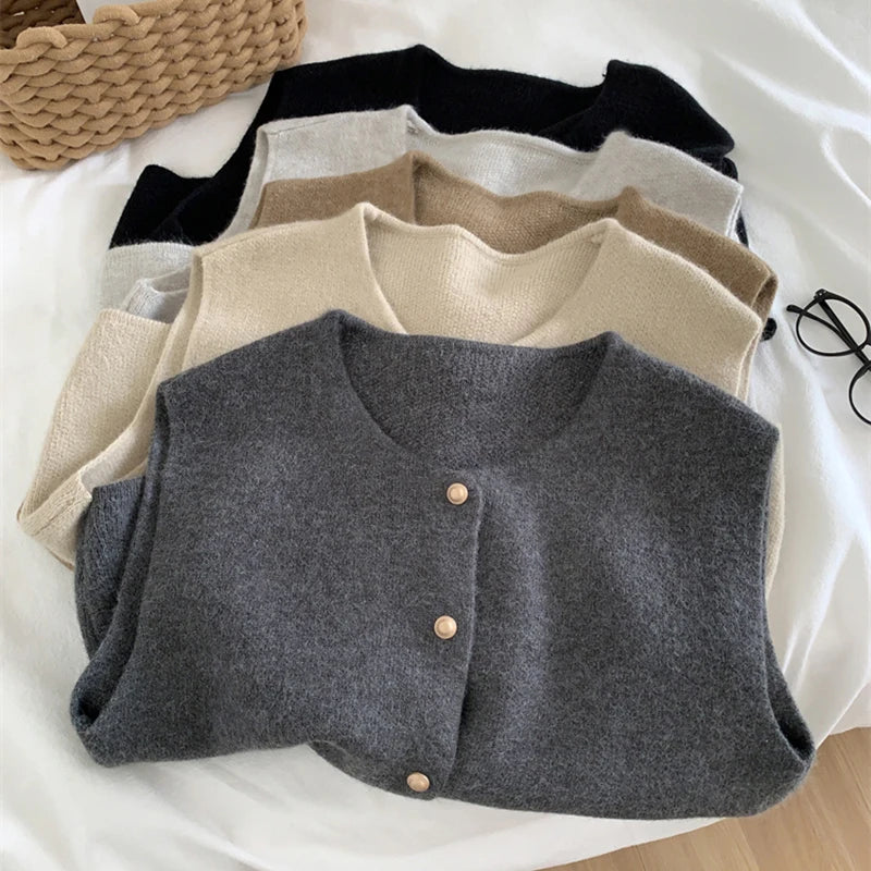 Korean Elegant Knitted Sweater