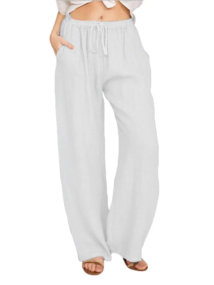 Large Loose Cotton Casual Pants