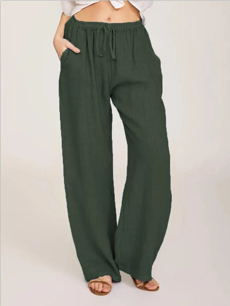 Large Loose Cotton Casual Pants