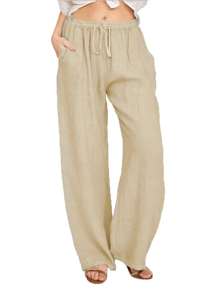 Large Loose Cotton Casual Pants