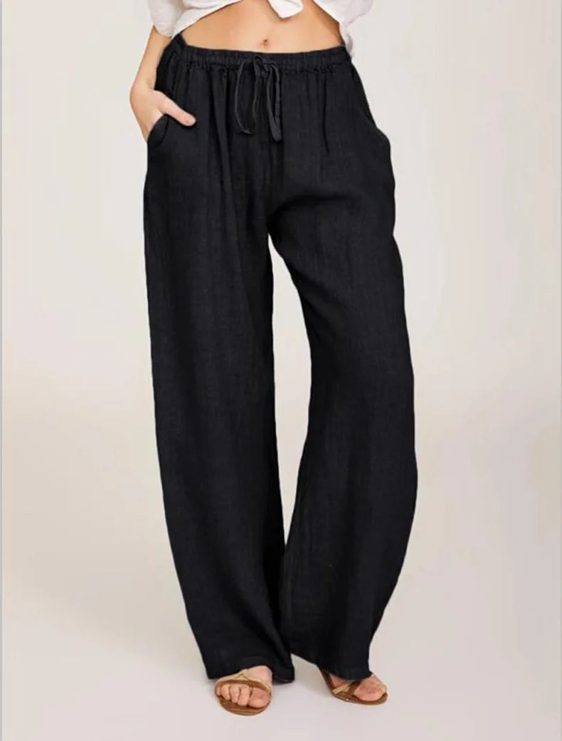 Large Loose Cotton Casual Pants