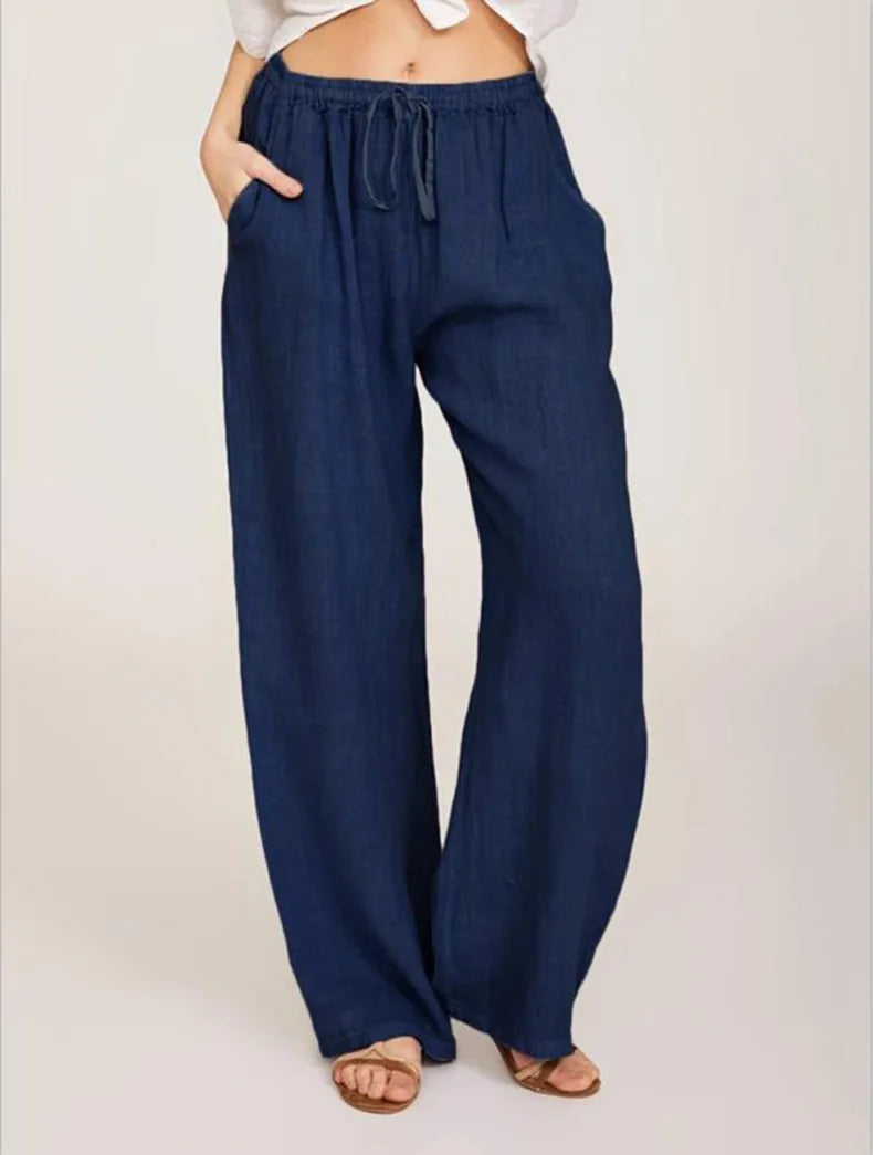 Large Loose Cotton Casual Pants