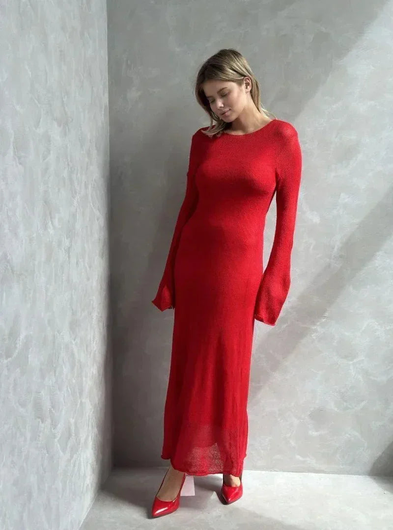 Knit Long Dress