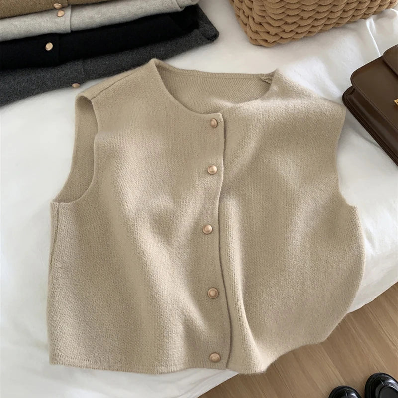 Korean Elegant Knitted Sweater